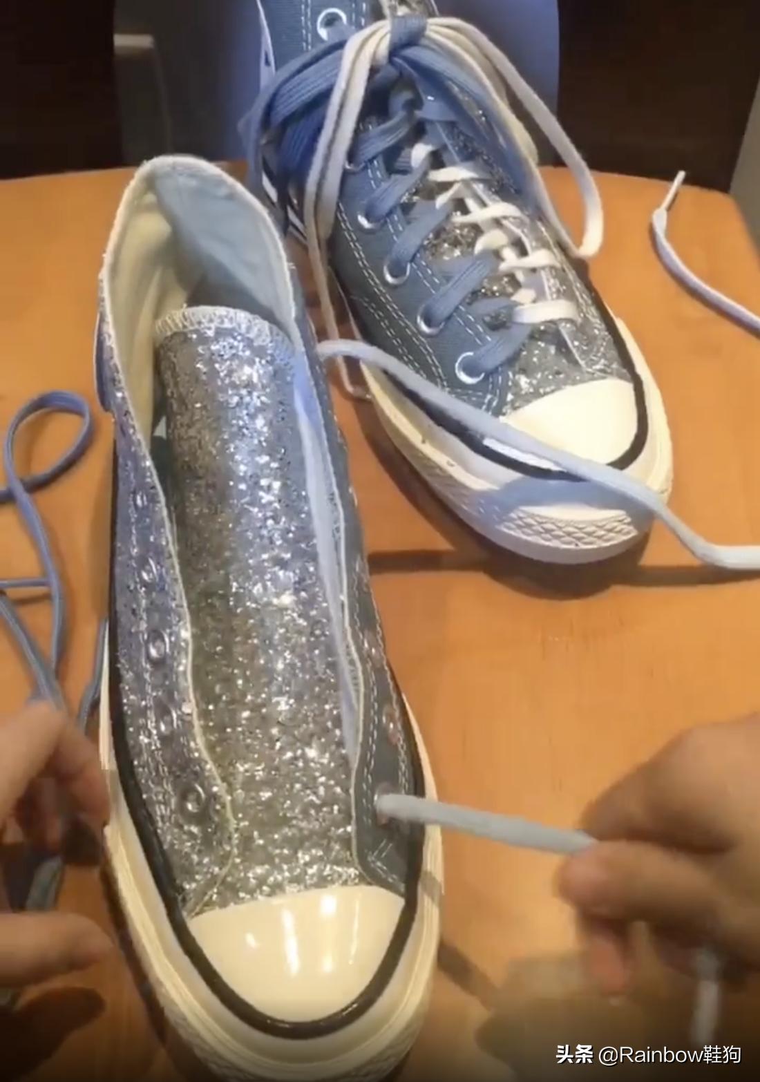 鞋带系法教程aj1蒂芙尼蓝双鞋带,aj1四色鸳鸯鞋带系法教程