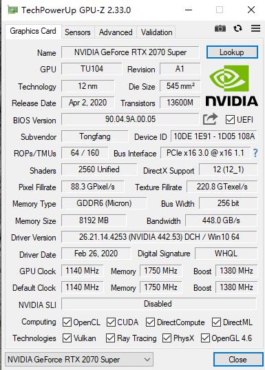 火影t6a测评13代i7,i7-10875h加rtx2070跑分