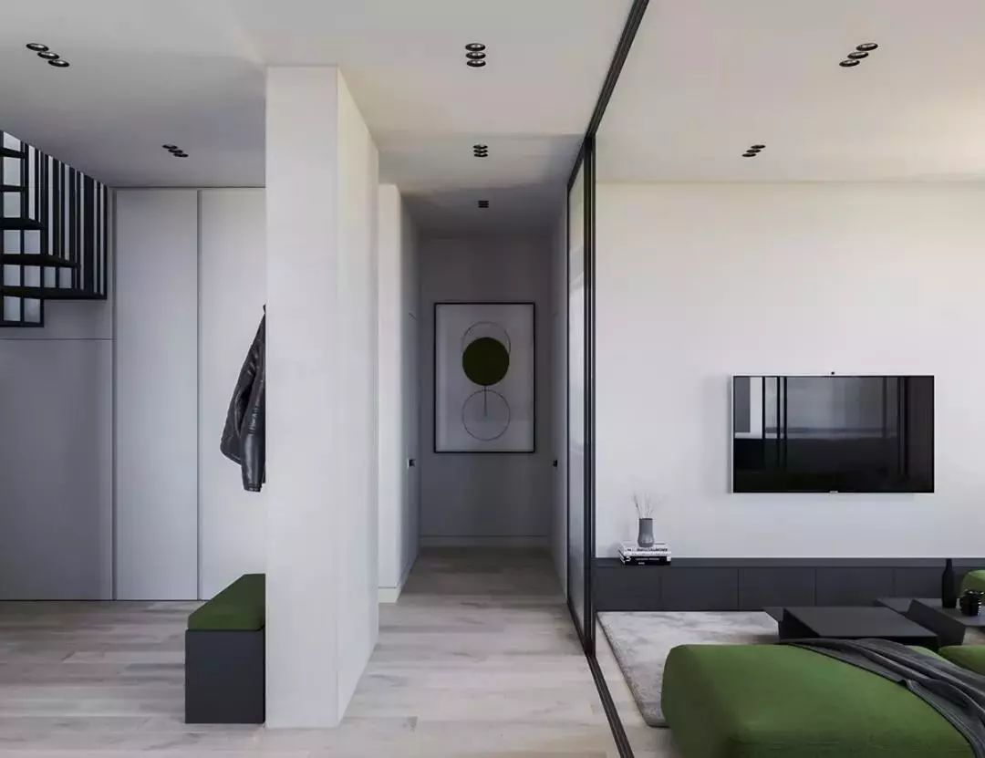 轻奢loft复式,70平loft装修轻奢图片