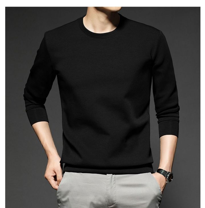 平价又好穿的四大素色t恤,长袖秋冬t恤