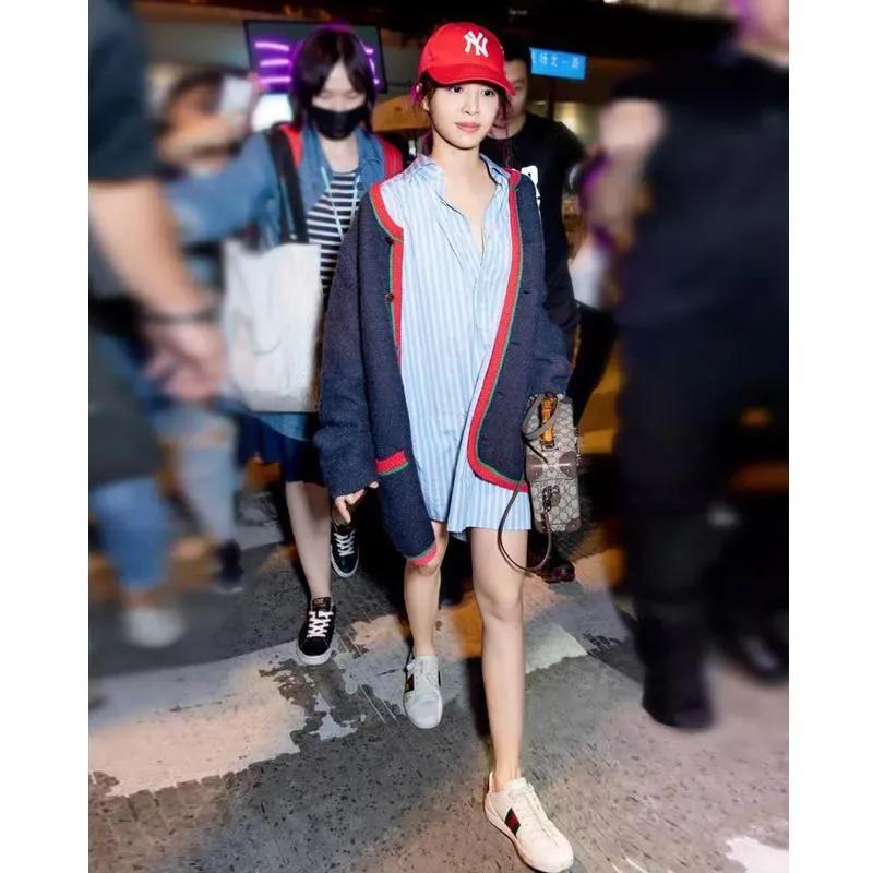 古驰经典款小白鞋怎么穿,gucci经典乐福鞋穿搭