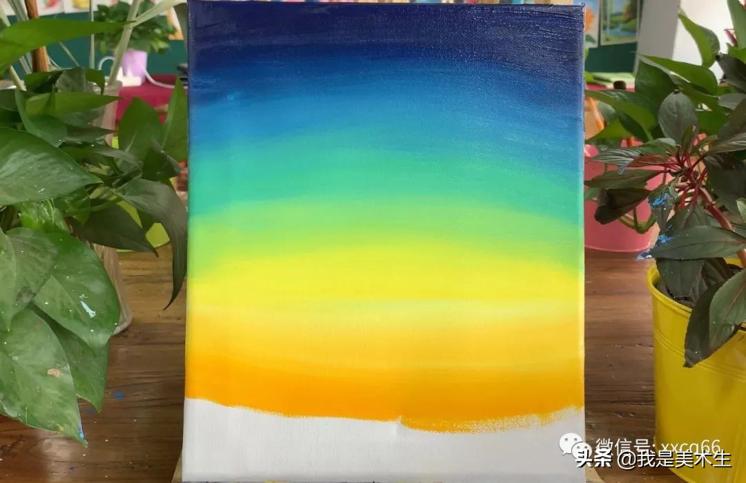 油画风景简单入门儿童,油画星空秋千怎么画