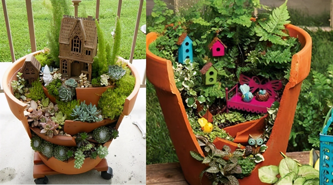 DIY自制花盆,让闲置品充满文艺气息