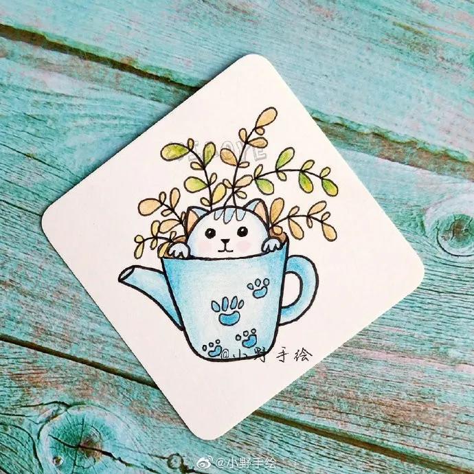 假期手抄报简单又漂亮可爱的图案,又好画又漂亮的手抄报