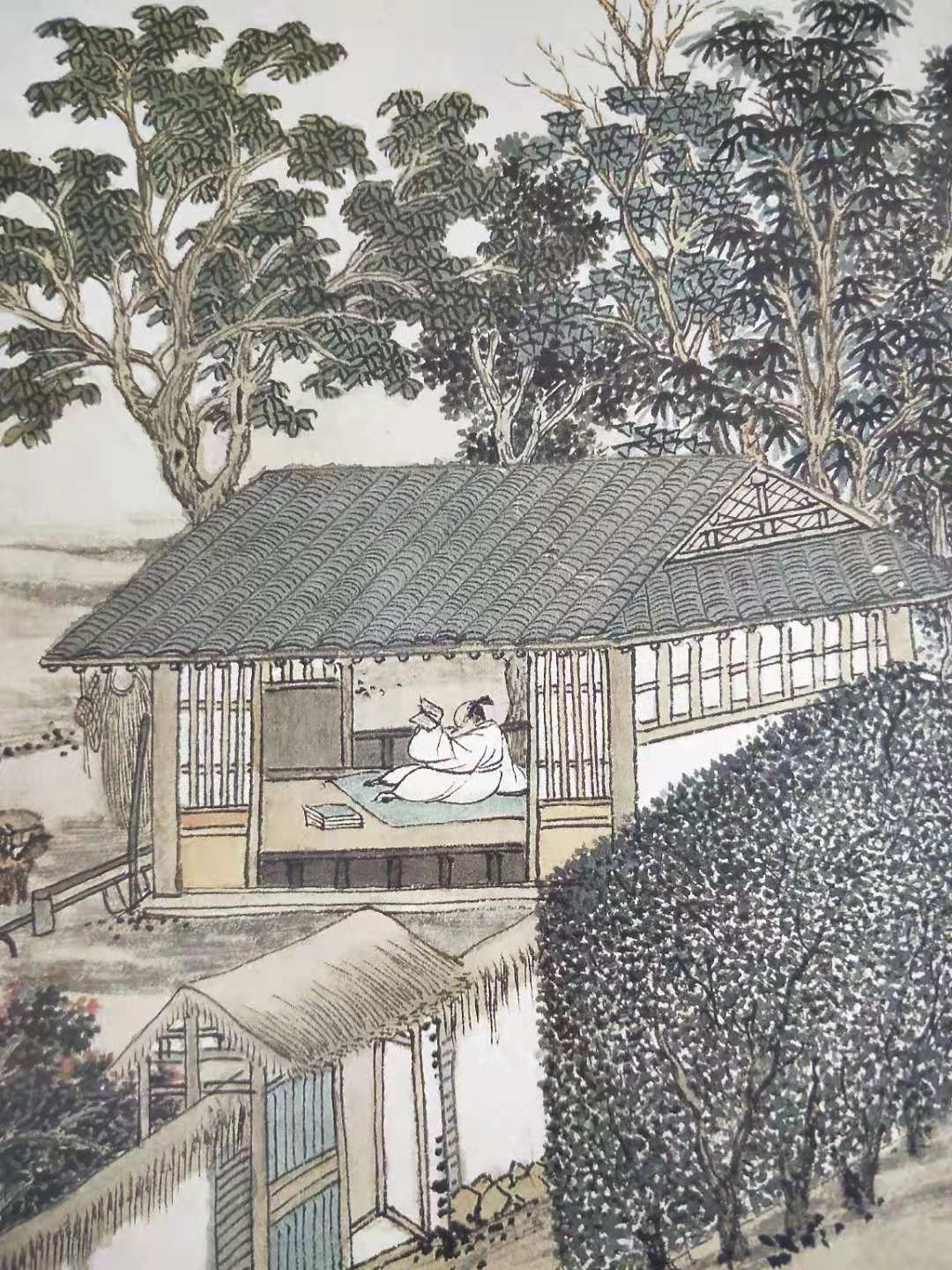 山水画头像风水讲究,客厅挂山水画风水有讲究