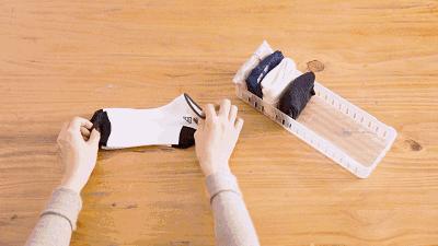 简单整齐又节省空间的叠衣服方法,衣服叠法不出褶收纳