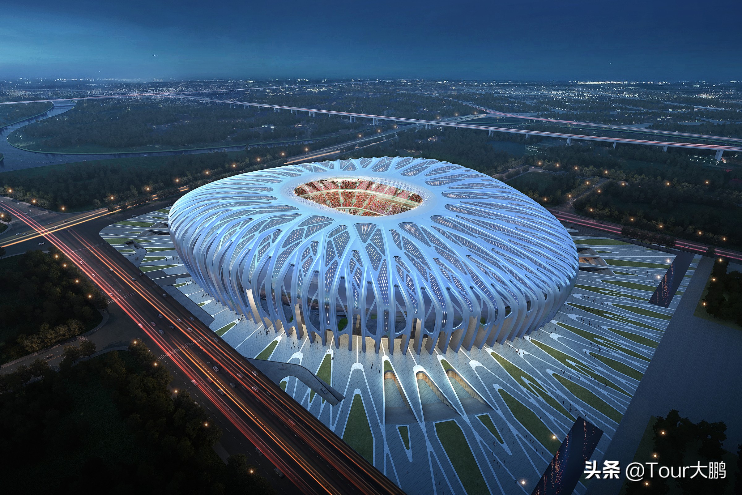 恒大新球场有多厉害,广州恒大新球场概念图