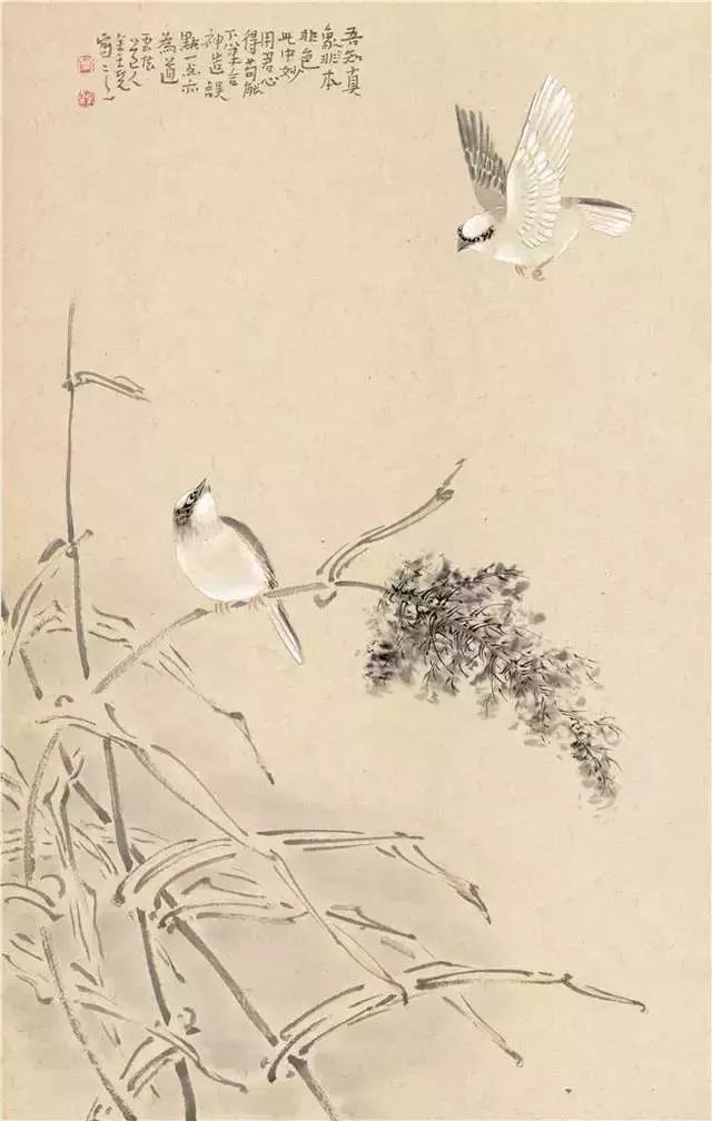 素朴的一花一草、精巧的一鸟一雀