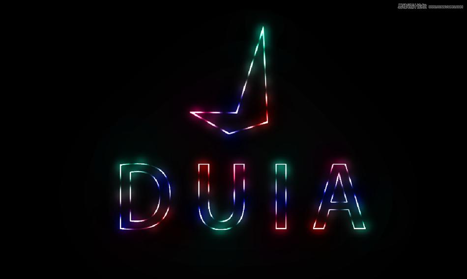 ps制作逼真的招牌霓虹灯字,霓虹灯广告制作ps