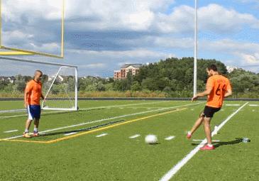 停球高空球,地滚球低平球高空球