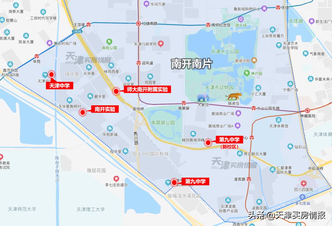 2020南开上学、买房攻略，三大学区板块200万以内上车