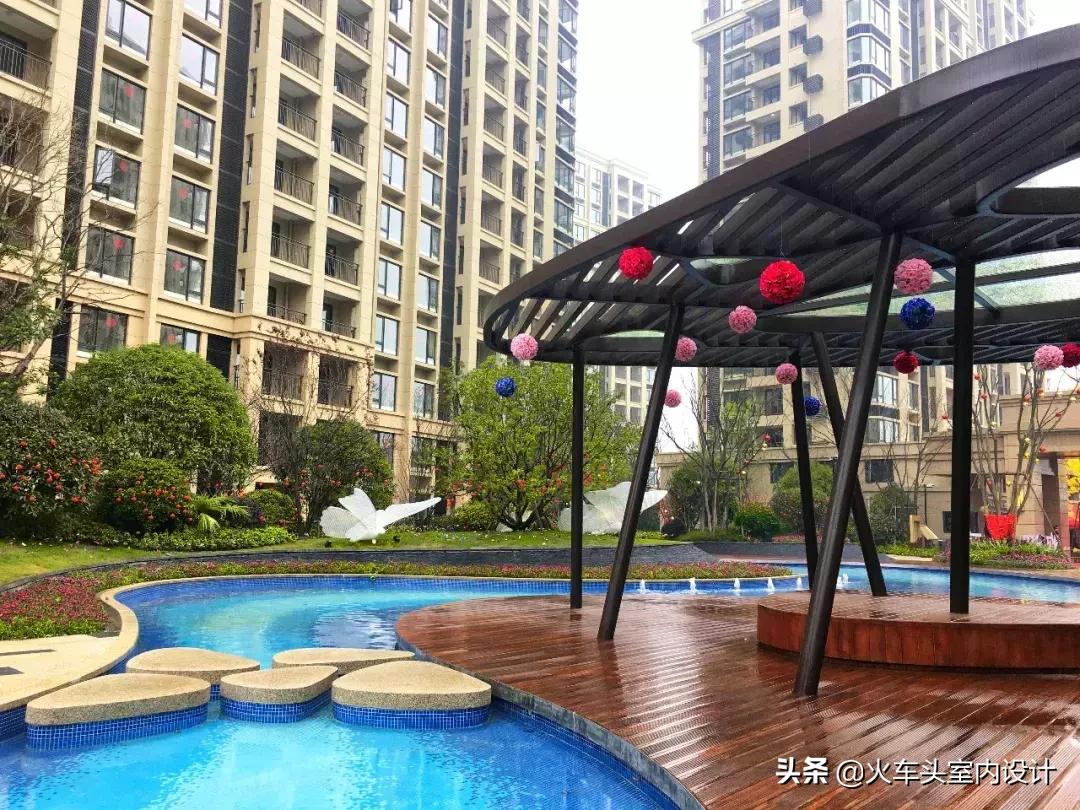 最美小区景观户外阳台效果图,有特色的小区和城市景观设计图片