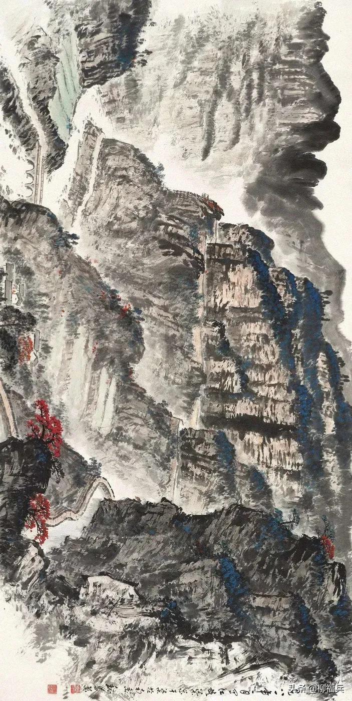 人工天河红旗渠全景图,人工天河红旗渠现场