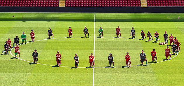 黑人事件蔓延欧洲,足球豪门纷纷声援弗洛伊德,红军一举动太暖了