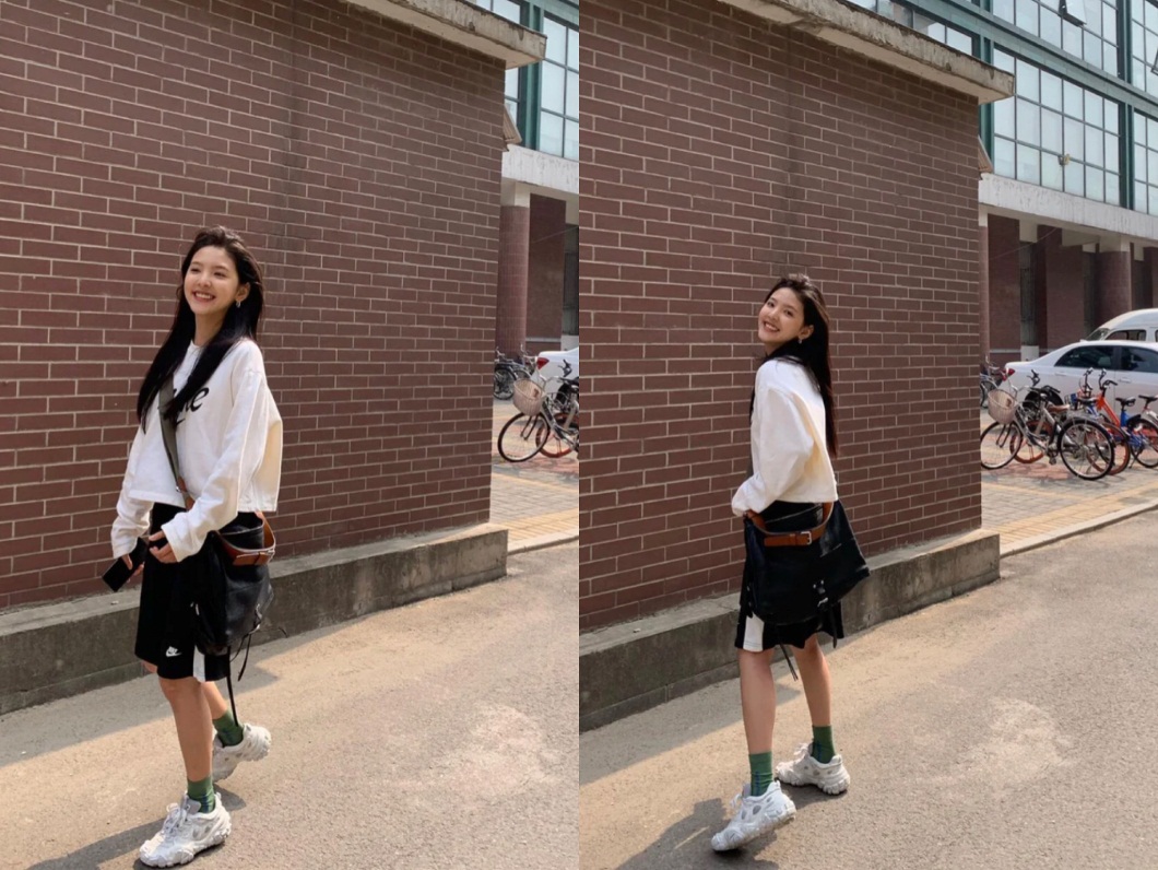 章若楠其他女明星同框,章若楠的风格适合哪类女生