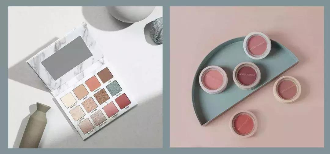 venusmarble九色眼影测评,橘朵的单色眼影新版和旧版对比