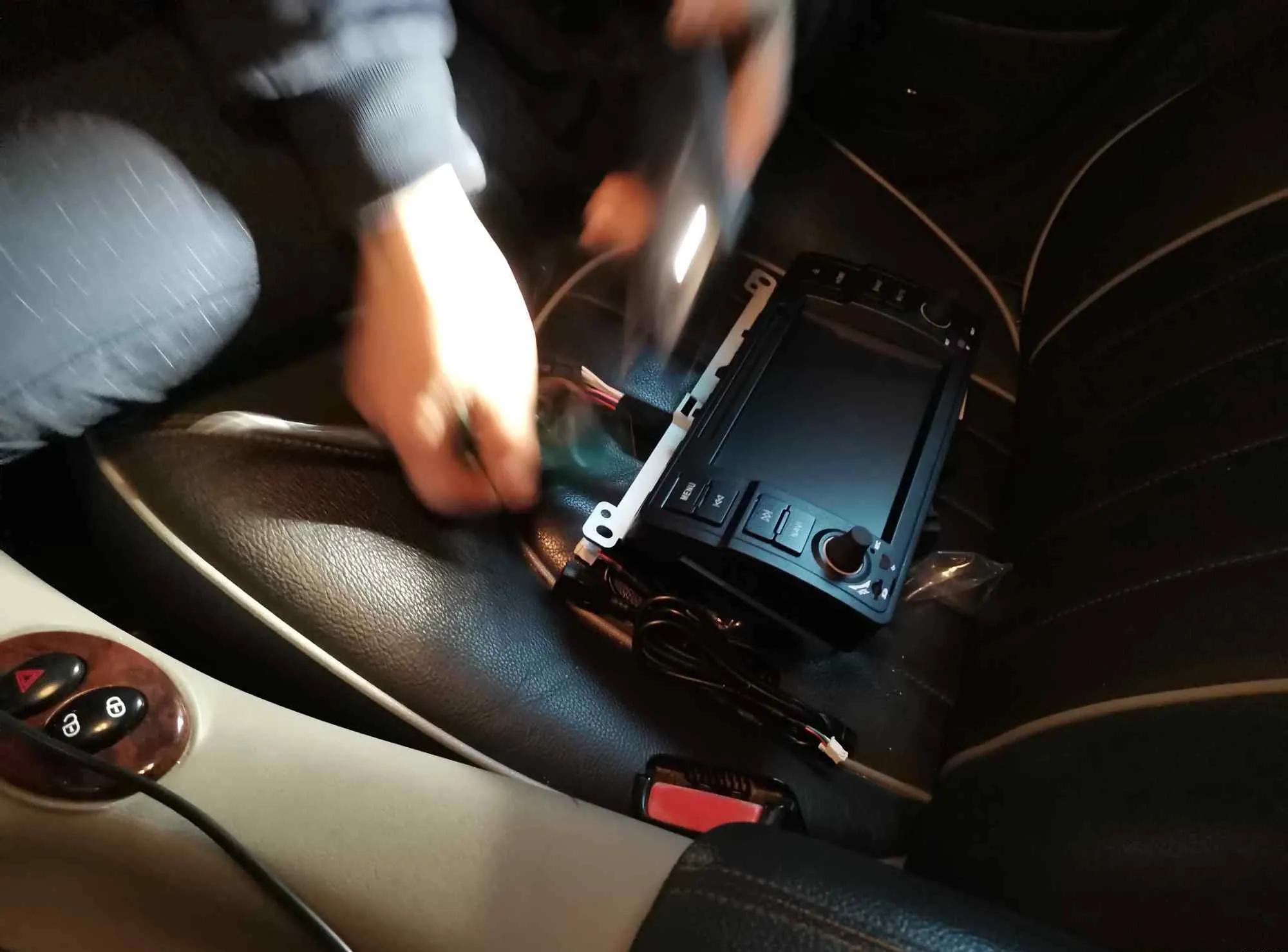 ③《打造我的名爵7Lmk1》听歌看地图不含糊,加装e46款安卓车机