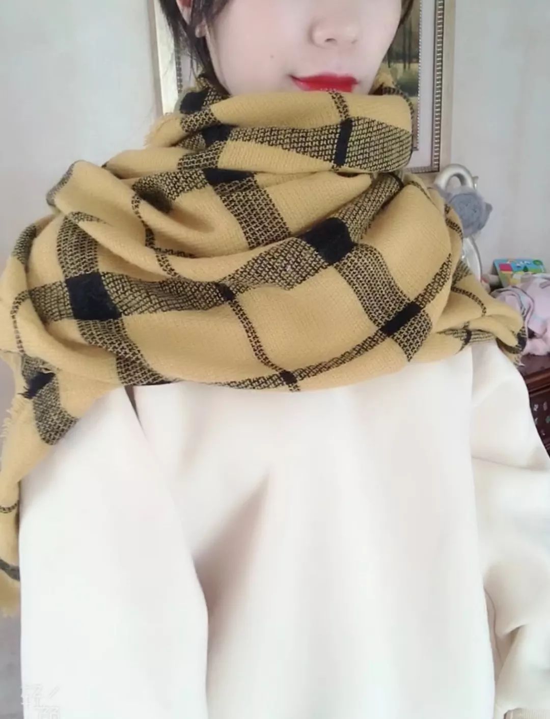 漫画围巾的系法大全,漫画女生围巾系法图片