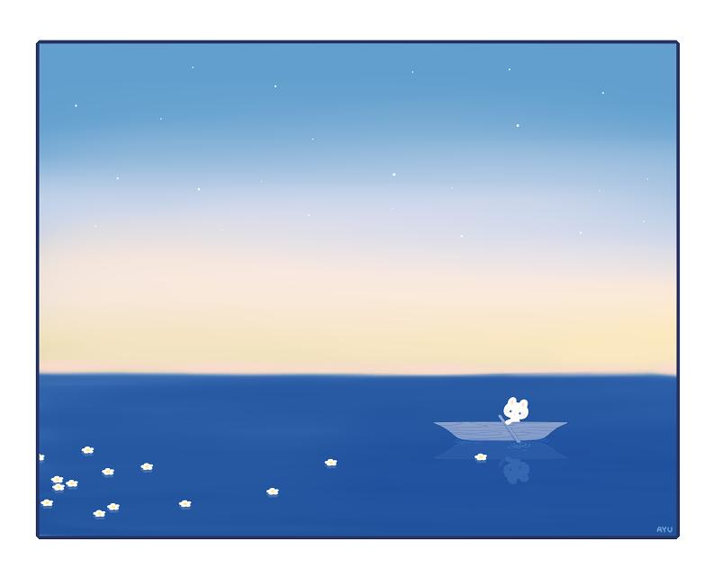 兔兔可爱插画,ayu日语