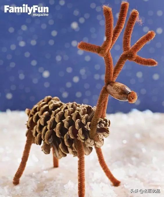 松塔创意手工实用又好看,松塔创意手工动物