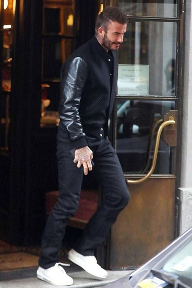 贝克汉姆的经典穿搭,贝克汉姆英伦风穿搭