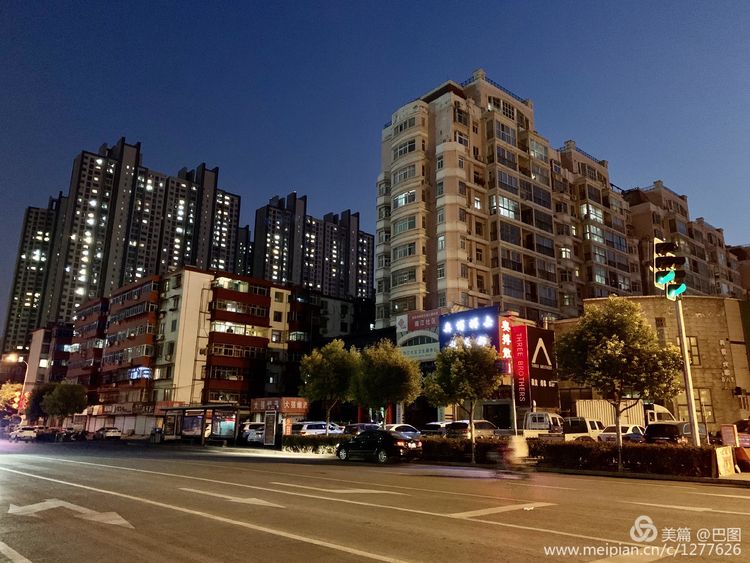 洛阳涧西路边街景,洛阳滨河北路图