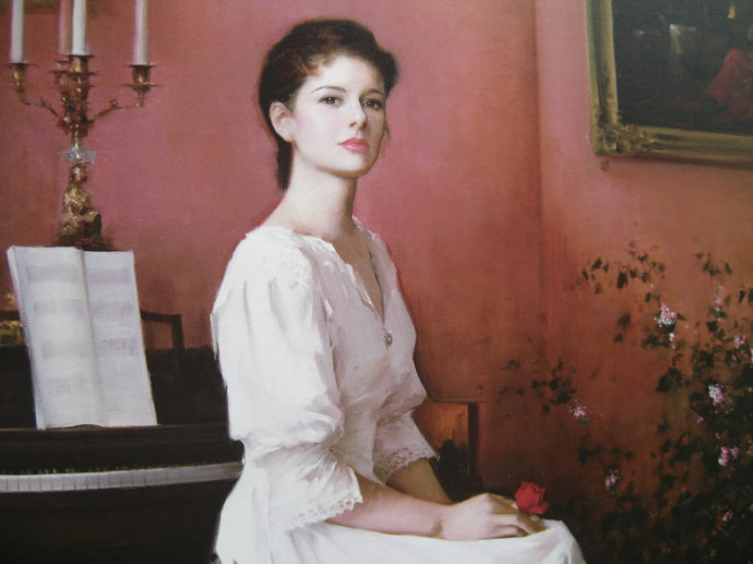 中国油画大师何岸油画欣赏,何岸油画风景写生作品