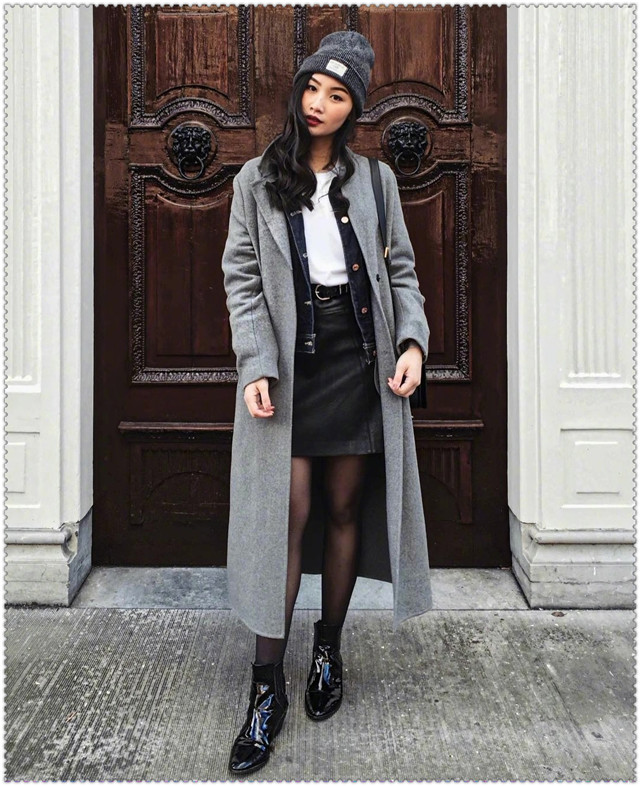 小个子穿搭158教师大衣,小个子穿搭145-150穿搭技巧