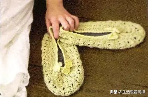 钩针钩出漂亮的毛线鞋图解,钩针钩织有些后跟的鞋子全部教程