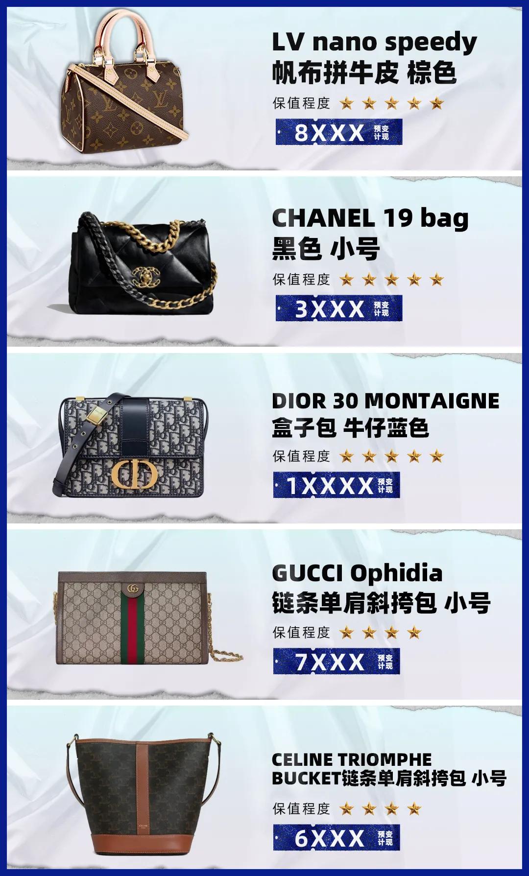 性价比超高的10款大牌包大盘点,推荐人生中第一只大牌包