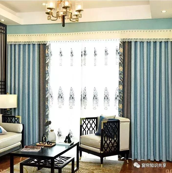 新中式25公分的帘头造型,新中式帘头尺寸