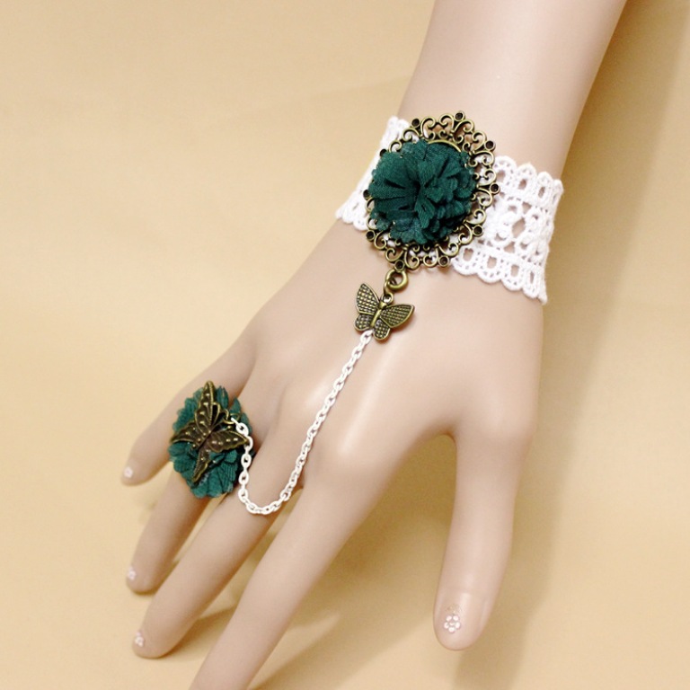 创意手链钩织,别致足金编织手链女款