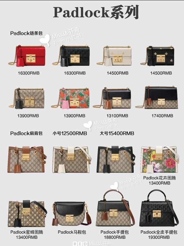 gucci包包必入十款,9张图带你看完gucci全系列包包