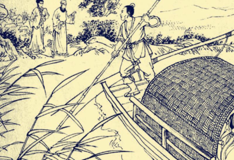 民间故事：夫妻乘船，丈夫被船夫推入河中，妇人却以身相许船夫