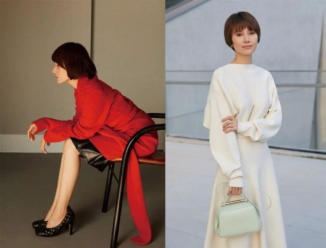 袁泉戴茜,袁泉同款欧美双环圆圈吊坠项链