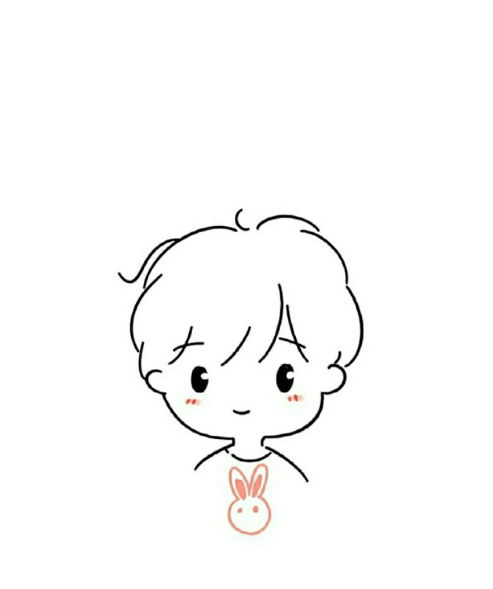 简笔画小人头像九宫格,简笔画小人情侣头像一对