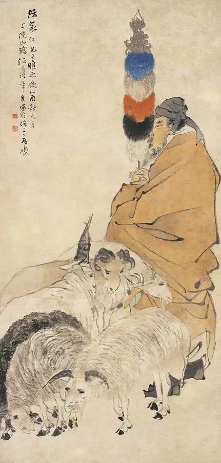 任伯年人物画扎根于民间艺术 (清代海派任伯年人物画全集)