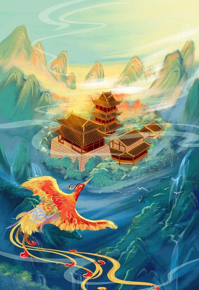 手绘国潮壁纸1920*1080,国潮壁纸图片保存