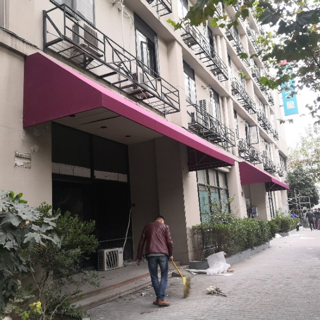 车棚雨棚遮阳棚用什么布,雨棚遮阳篷布美观