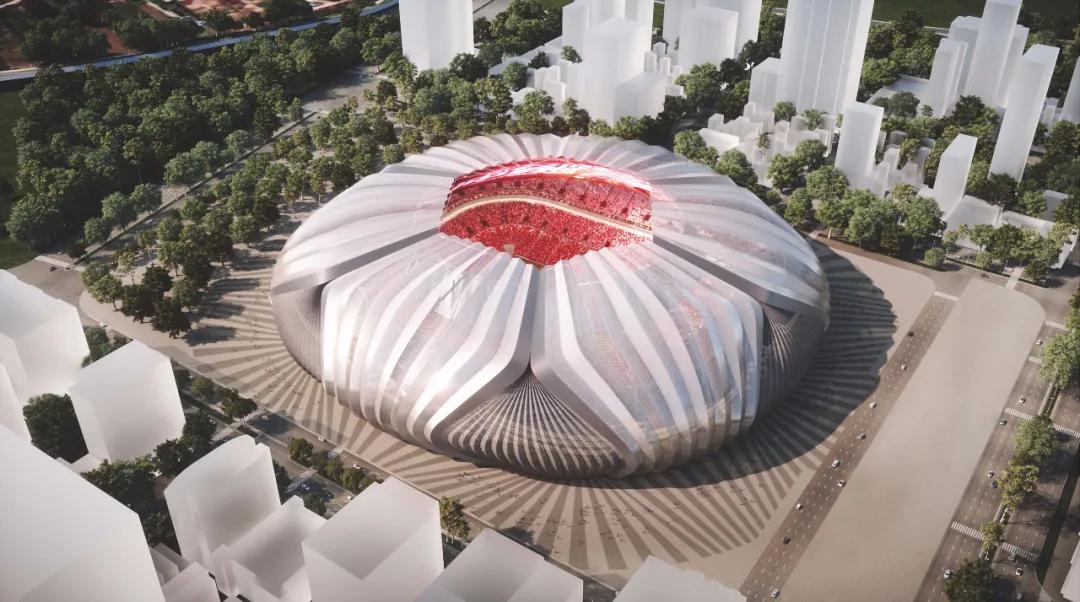 120亿的恒大足球场,恒大足球场看台设计