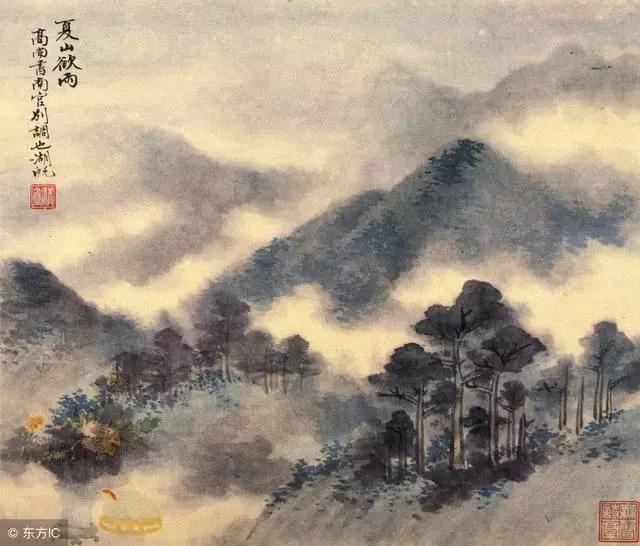 山水画口诀顺口溜,山水画法口诀大全