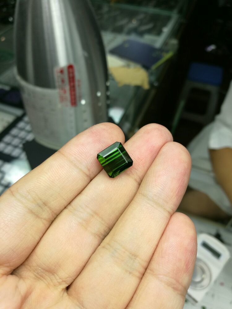 碧玺充填处理及鉴别分析,碧玺珠子充填