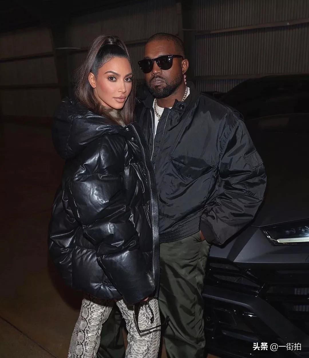 金卡戴珊穿yeezy,金卡戴珊穿黑色衣服