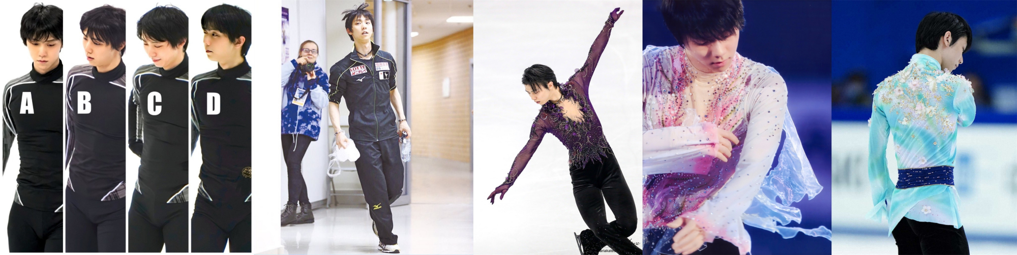 羽生结弦穿花衬衫2018,羽生结弦花衬衫拼接款