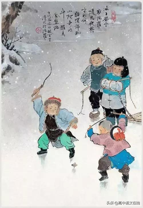 100张风俗图，100首诗词，太美了