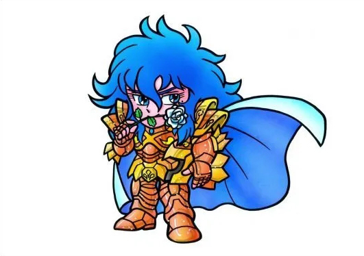 黄金圣斗士卡通图,卡通圣斗士