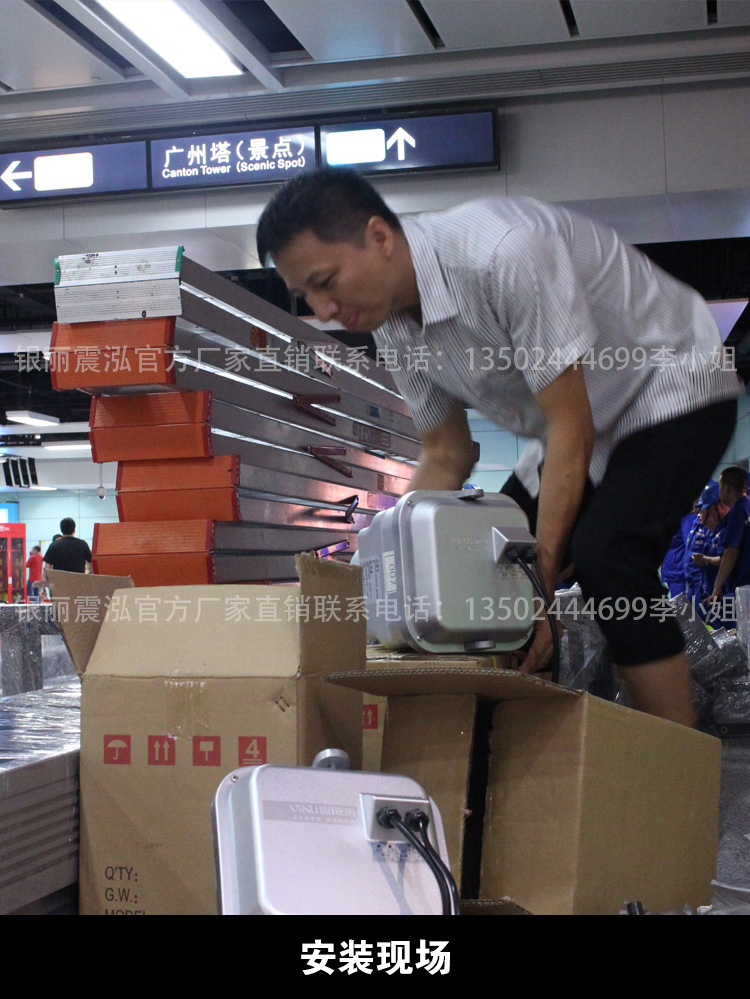 工矿灯手动升降装置,工业大型升降照明灯