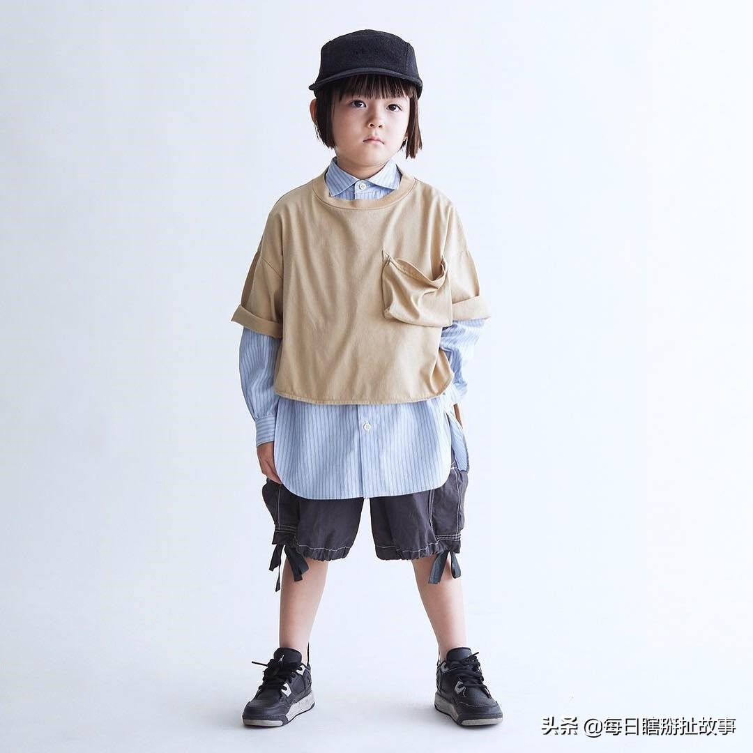 日系的童话少女，童装的盐系，大地色系的时尚打开方式