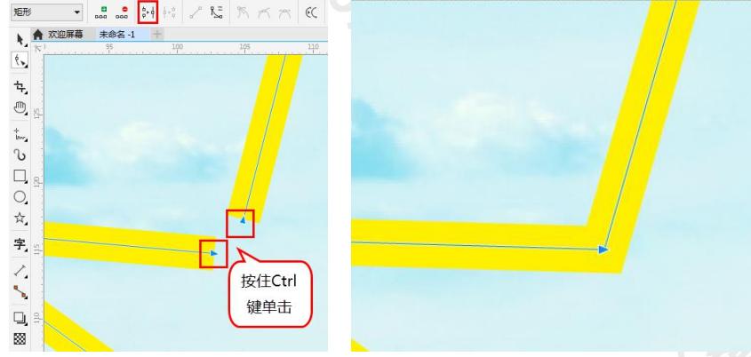 用coreldraw画半圆怎么画教程视频,cdr平面设计教程绘制边框图形