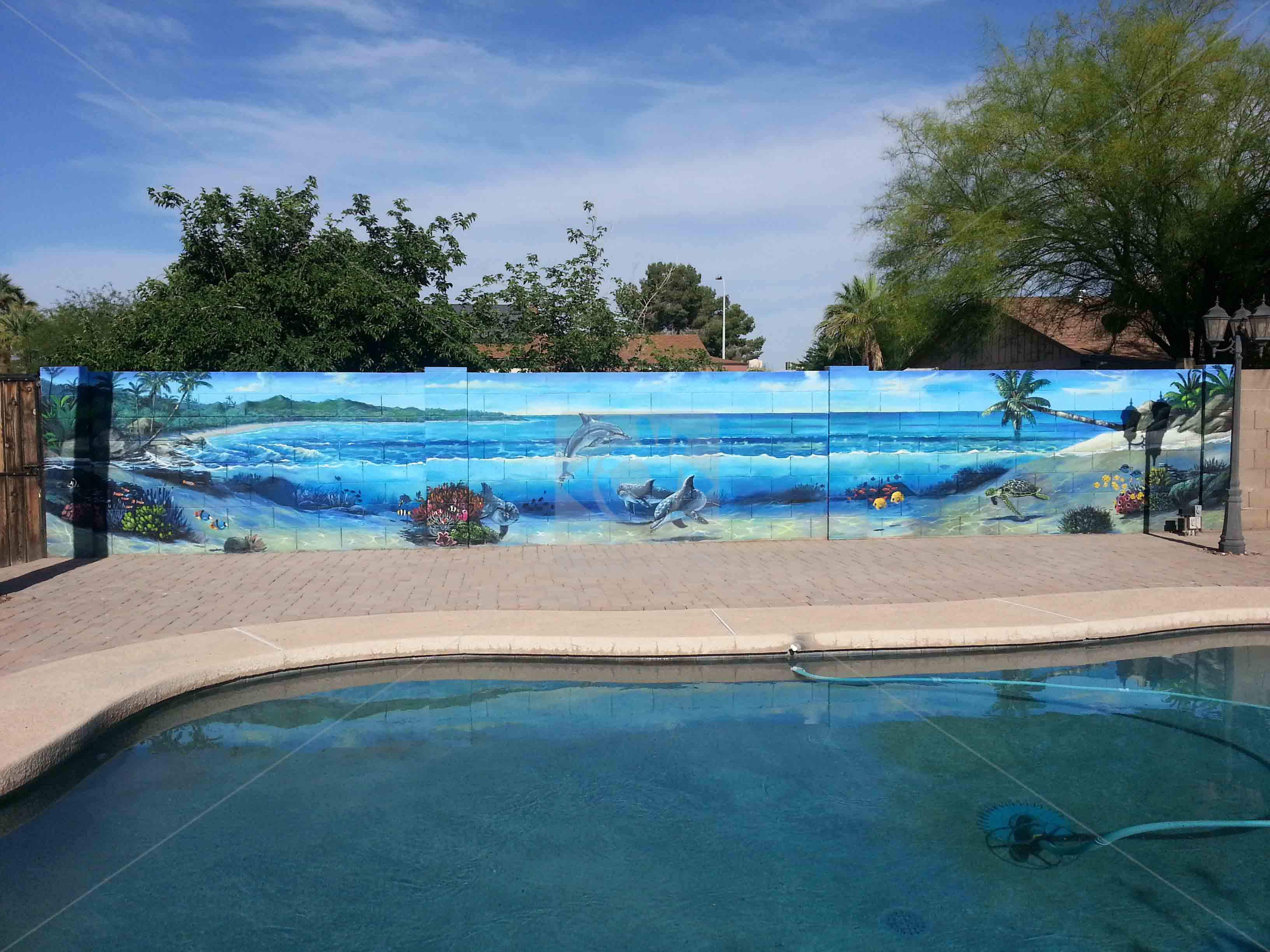 路边石砌文化墙,文化墙容易掉色